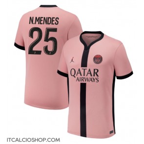 Paris Saint-Germain Nuno Mendes #25 Terza Maglia 2024-25 Manica Corta